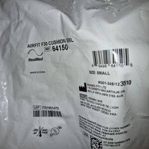 ResMed AirFit F30 Cushion Small